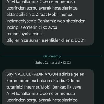 Kurum Ödemesi Hesaba Aktarılamıyor