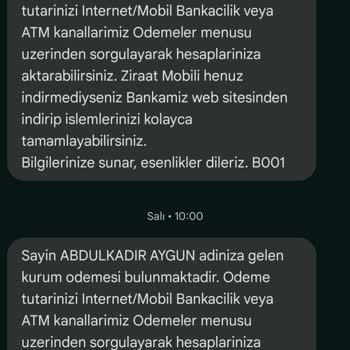 Kurum Ödemesi Hesaba Aktarılamıyor