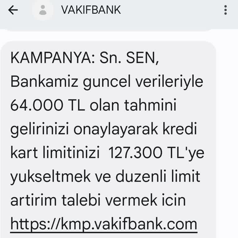 VakıfBank'ın Kendi Teklifini Beklemeye Alması Müşteriyi Hayal Kırıklığına Uğrattı