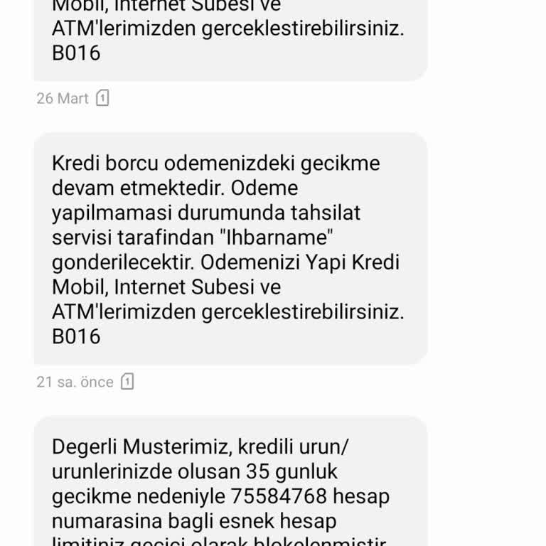 Ek Hesaba Bloke Koyma Sorunu