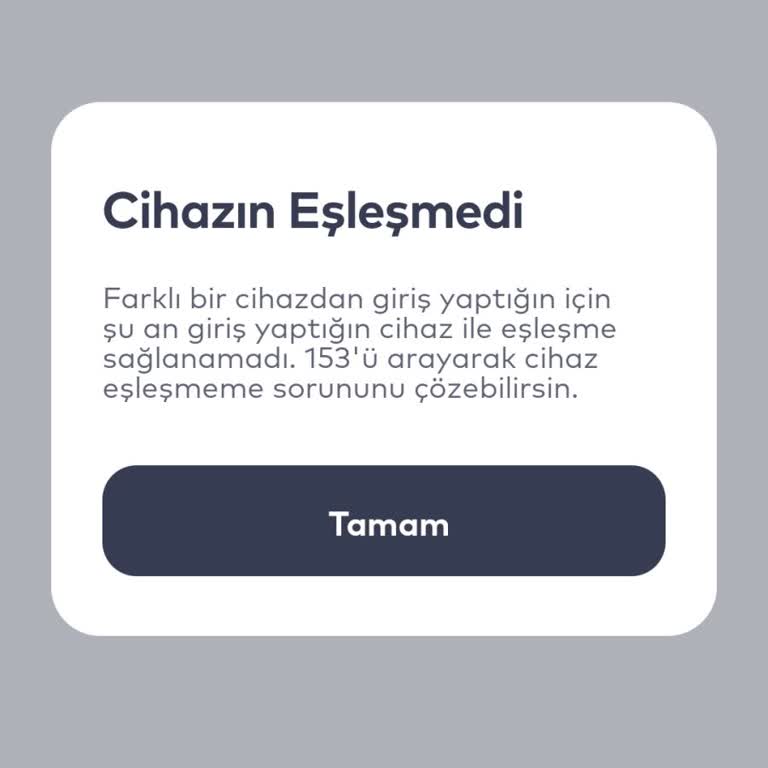 İstanbul Kart Uygulamasında Giriş Sorunu