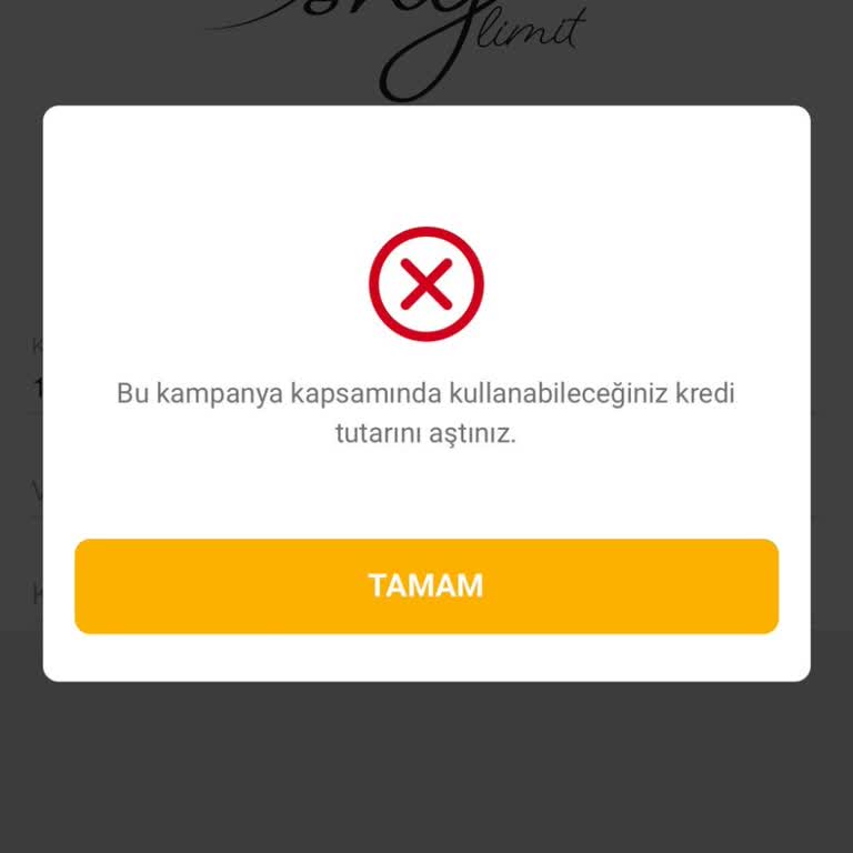 VakıfBank Sky Limit Sorunu: Tanımlı Limitin Aşılması Uyarısı