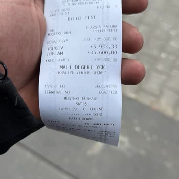 Yanlış Çekim Ve Fatura Sorunu