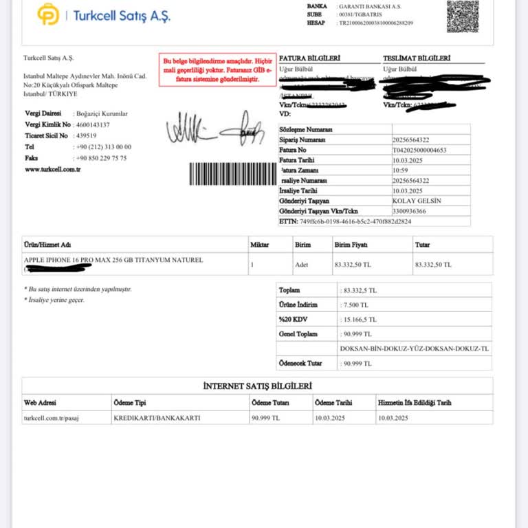 Turkcell İade Sürecinde Belirsizlik Ve Müşteri Hizmetleri Sorunu