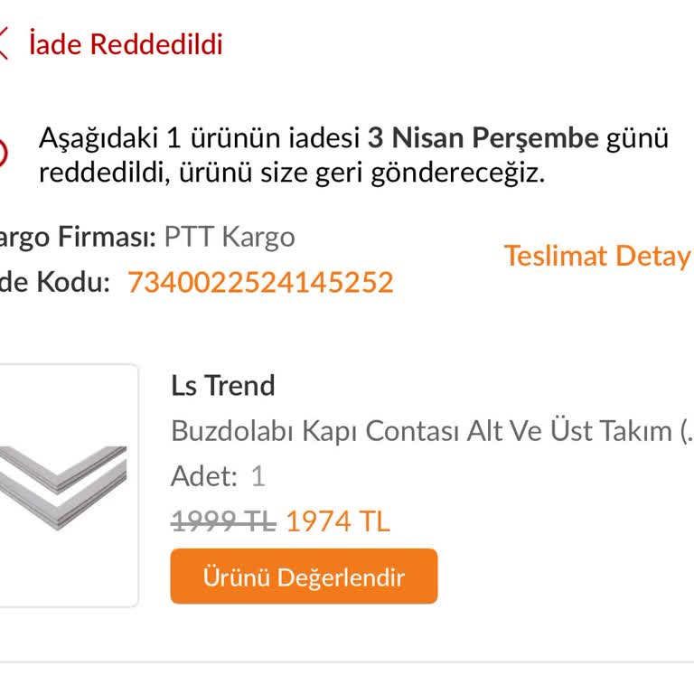 Trendyol Yan Sanayi Ürün Ve İade Sorunları