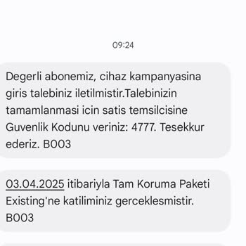 Vodafone'dan İstenmeyen Paket Aboneliği Sorunu