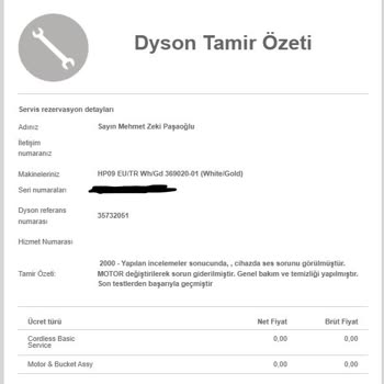 Dyson Hava Temizleyici: Ses Sorunu Ve Yetersiz Servis Desteği