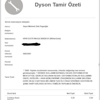 Dyson Hava Temizleyici: Ses Sorunu Ve Yetersiz Servis Desteği