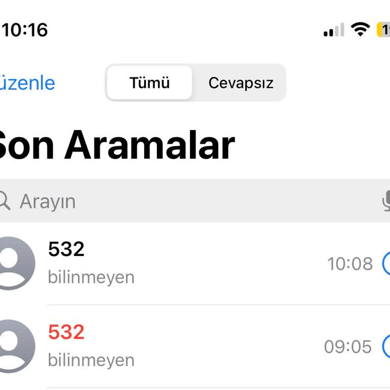 Sabahın Köründe Rahatsız Eden Aramalar