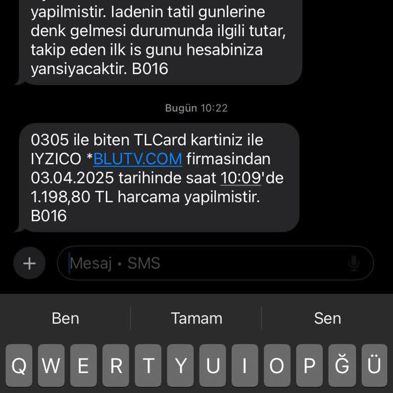 Blu TV Üyelik İptali Sonrası Para Kesintisi Şoku