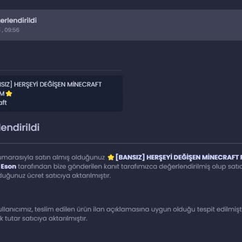 Minecraft Hesabı Satın Alma Sorunu Ve İade Talebi