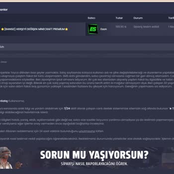 Minecraft Hesabı Satın Alma Sorunu Ve İade Talebi