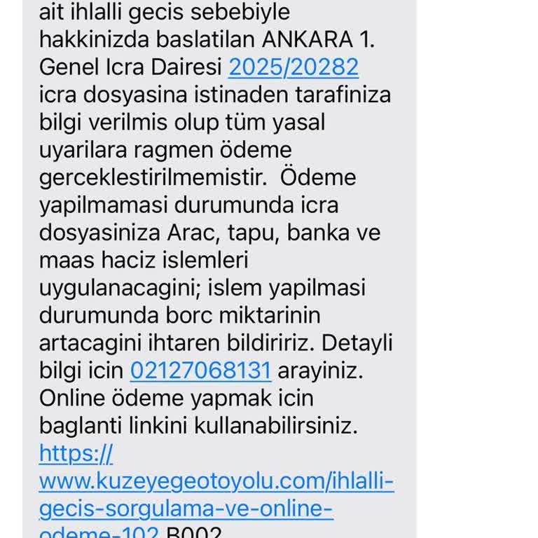 Geç Ödeme Bildirimi Ve Fahiş Ceza