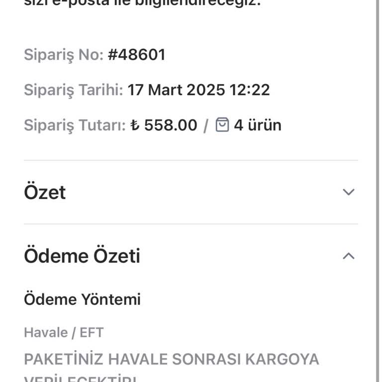 Sipariş Verdim, Ne Ürün Var Ne İletişim!