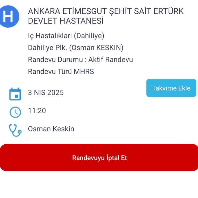 Bayram Tatili Sürprizi: MHRS Randevu Mağduriyeti