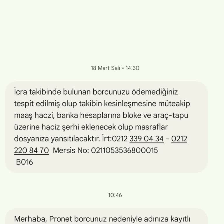 Yanlış Borç Mesajlarıyla Süregelen Mağduriyet