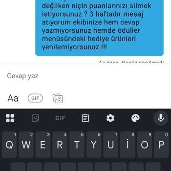 Puanlarımızın Silinmesi Ve Uygun Hediye Eksikliği