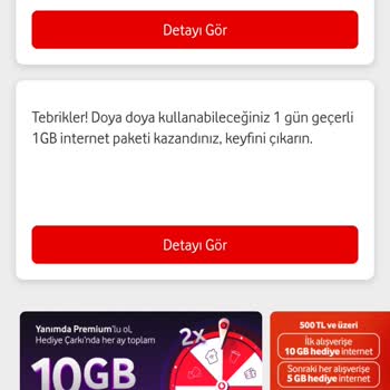 Vodafone Premium Üyelikte Beklenen Ekstra Haklar Verilmiyor