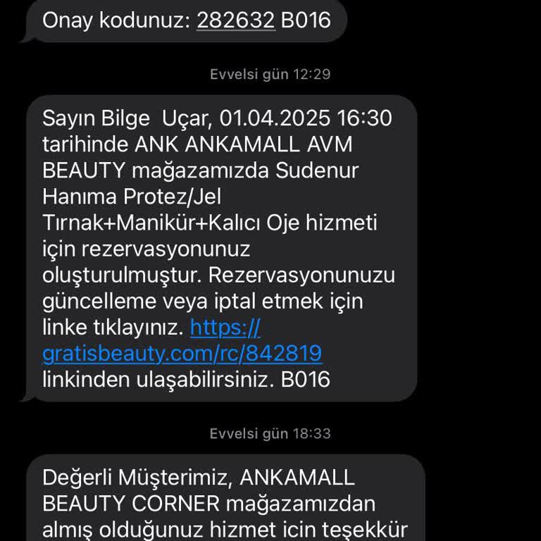 Protez Tırnak Hizmetinde Memnuniyetsizlik Ve Yetersiz Çözüm