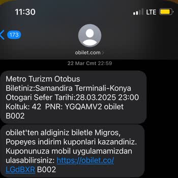 Metro Turizm İle Yaşanan Bilet Ve İletişim Sorunları