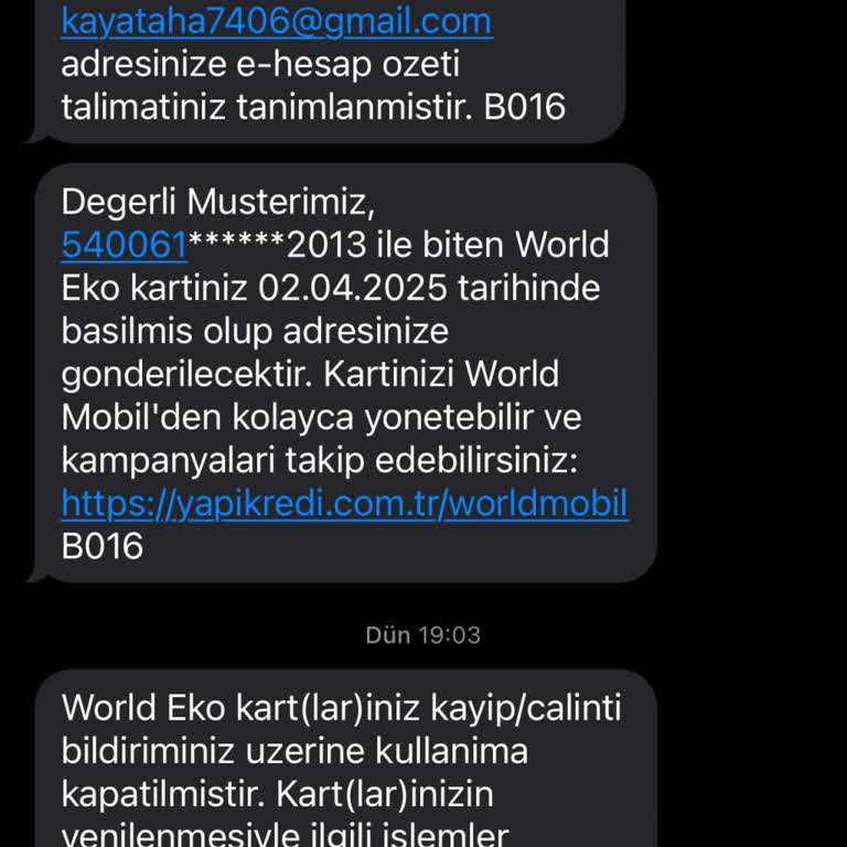 Yanlış Kredi Kartı Başvurusu Ve Hesap Kapatma Talebi