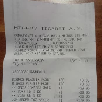 Bor Şeker Migros'tan Alınan Şekerin Renk Ve Koku Sorunu