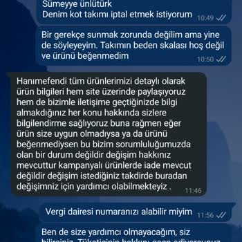 Yanıltıcı Bedenler Ve İade Sorunu: Müşteri Mağduriyeti