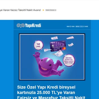 Faizsiz Avans Vaadi Aldatmacası