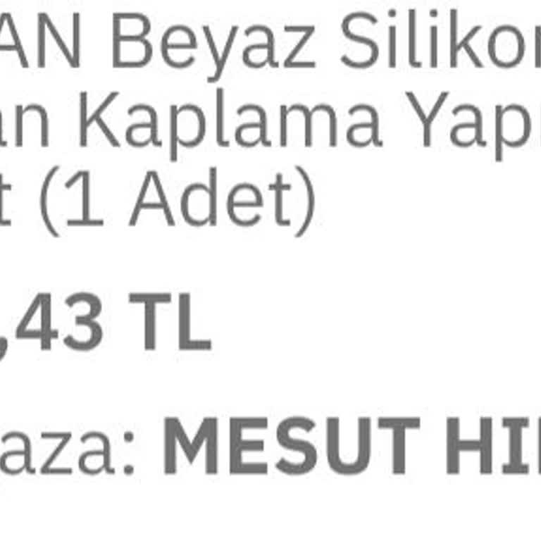 Mesut Hırdavat Silikonize Yapıştırıcıların Raf Ömrü Sorunu