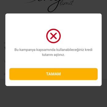 VakıfBank Sky Limit'in Kullanım Sorunu