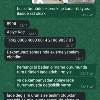 Mendy Butik'ten Aldığım Ürüne Dönüş Yapılmadı, Paramı Geri Alamıyorum