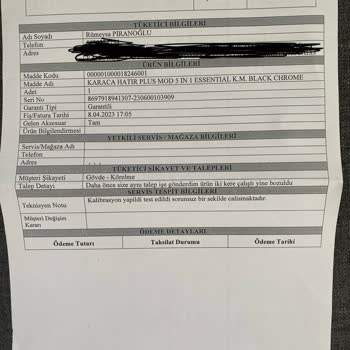 Karaca Kahve Makinesi Mağduriyeti