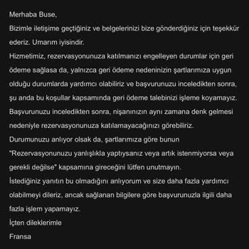 İade Edilebilir Bilet İçin Haksız Geri Ödeme Reddine İtiraz