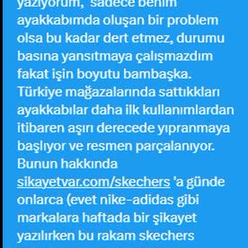 Skechers Ayakkabıda Hayal Kırıklığı: Müşteri Hizmetleri Ve Ürün Kalitesi Sınavı