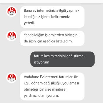 Fatura Kesim Tarihi Yanlış Ayarlandı Ve Müşteri Hizmetleri İlgisiz
