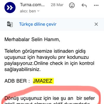 Turna İle Hayal Kırıklığı: İptal Edilen Uçuş Ve İlgisiz Hizmet