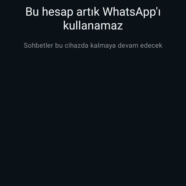 WhatsApp Hesabıma Erişemiyorum: Acil Çözüm Bekliyorum