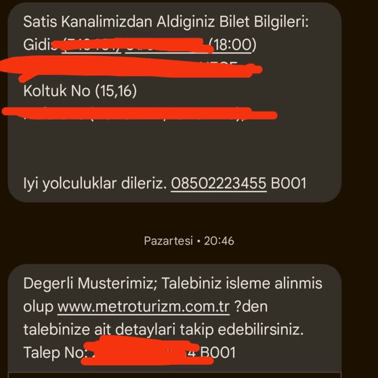 İptal Edilen Sefer İçin Para İadesi Sorunu