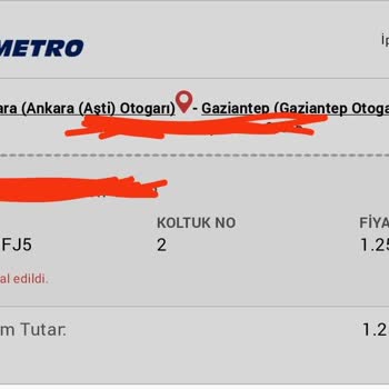 İade Edilmeyen Bilet Ücreti Ve Sorumluluk Almayan Firmalar