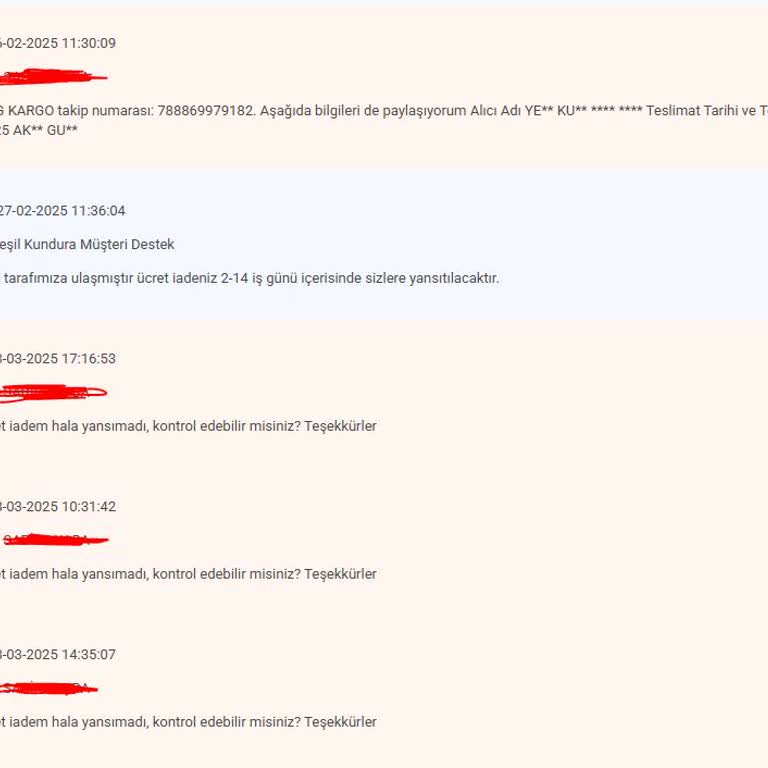 Geciken İade Ve Müşteri Memnuniyetsizliği