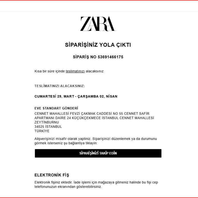 Zara Alışverişlerinde İptal Ve Kayıp Sipariş Sorunu