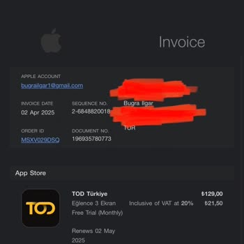 Tod TV Üyelik Ve Müşteri Hizmetleri Sorunu