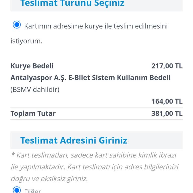 Passolig Kartı İçin Dijital Kullanım Seçeneği Talebi