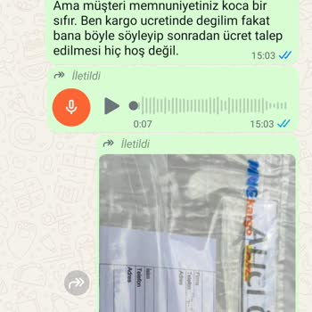 Yanlış Ürün Gönderimi Ve Kargo Ücreti Sorunu