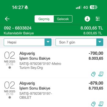 Obilet Uygulamasındaki Sistem Hatası Nedeniyle Çifte Bilet Alımı