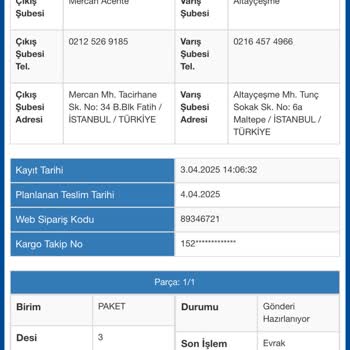 Kargo Desi Hatası Ve İletişim Eksikliği