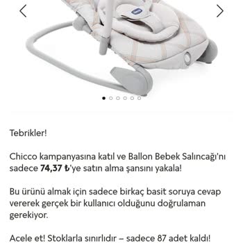 Yanıltıcı Çekiliş Bilgilendirmesi