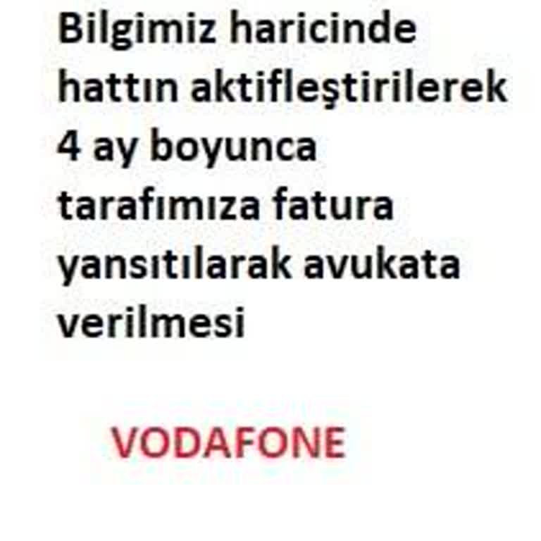 Yanlış Faturalandırma Ve Hatalı Hat Aktivasyonu