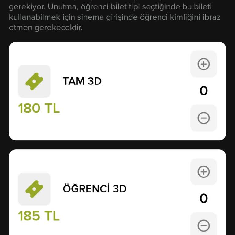 Öğrenci Bileti Fiyatlandırma Sorunu