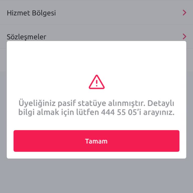 Haksız Yere Pasif Edilen Üyelik